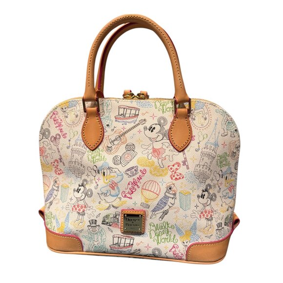 Disney Dooney & Bourke 'A Walk in the Park' Zip Satchel - Picture 1 of 7